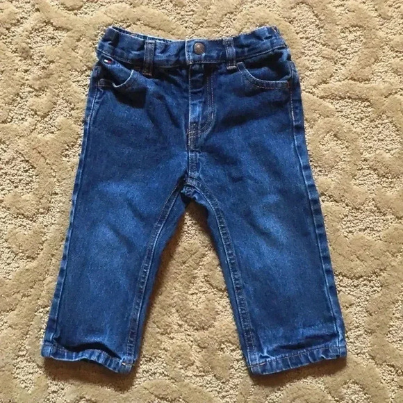 Tommy Hilfiger Other - Tommy Hilfiger kids jeans 18M Elastic waist with zipper in one snap
